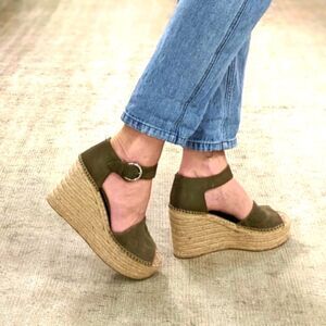Marc Fisher Ltd Alida Espadrilles Platform Wedge Sandal